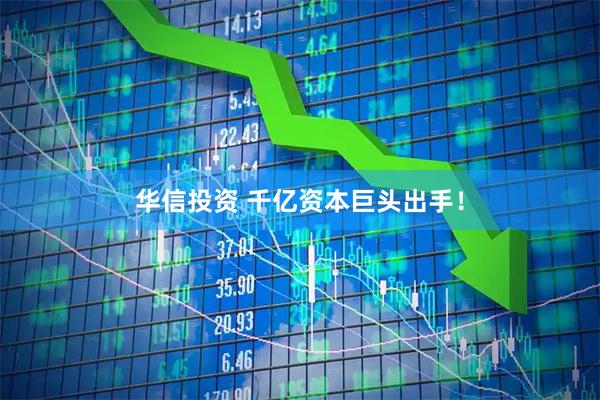 华信投资 千亿资本巨头出手！