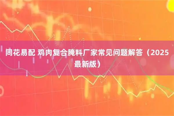 同花易配 鸡肉复合腌料厂家常见问题解答（2025最新版）