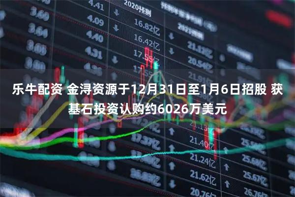 乐牛配资 金浔资源于12月31日至1月6日招股 获基石投资认购约6026万美元